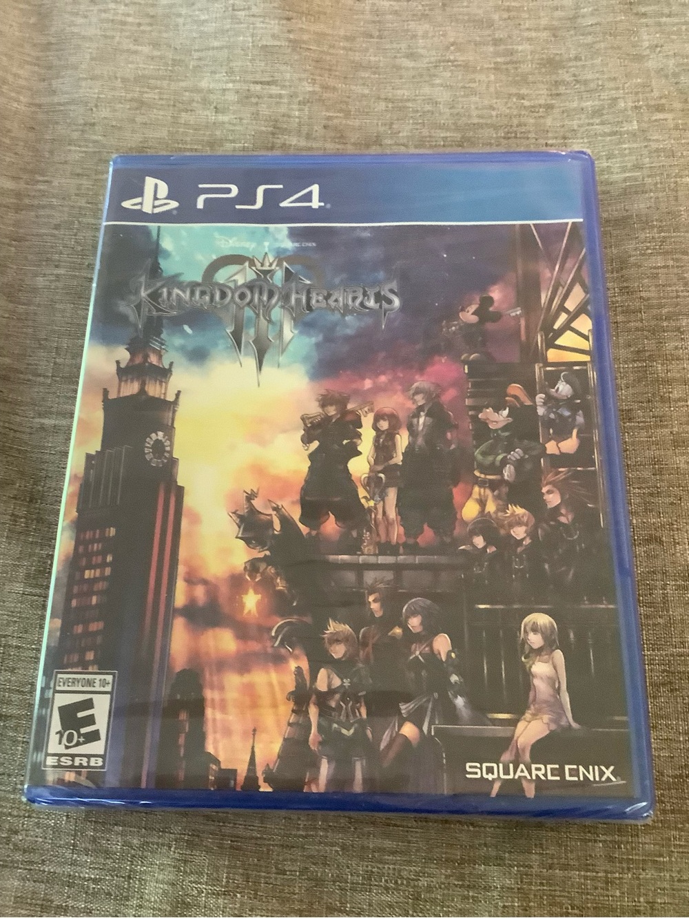 Kingdom Hearts III PS4 Video Game - Blue Case by Square Enix